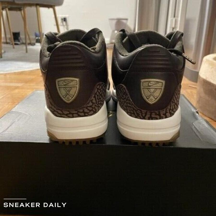 Giày Air Jordan 3 Golf Premium Brown AO8952-200 - Ảnh 7