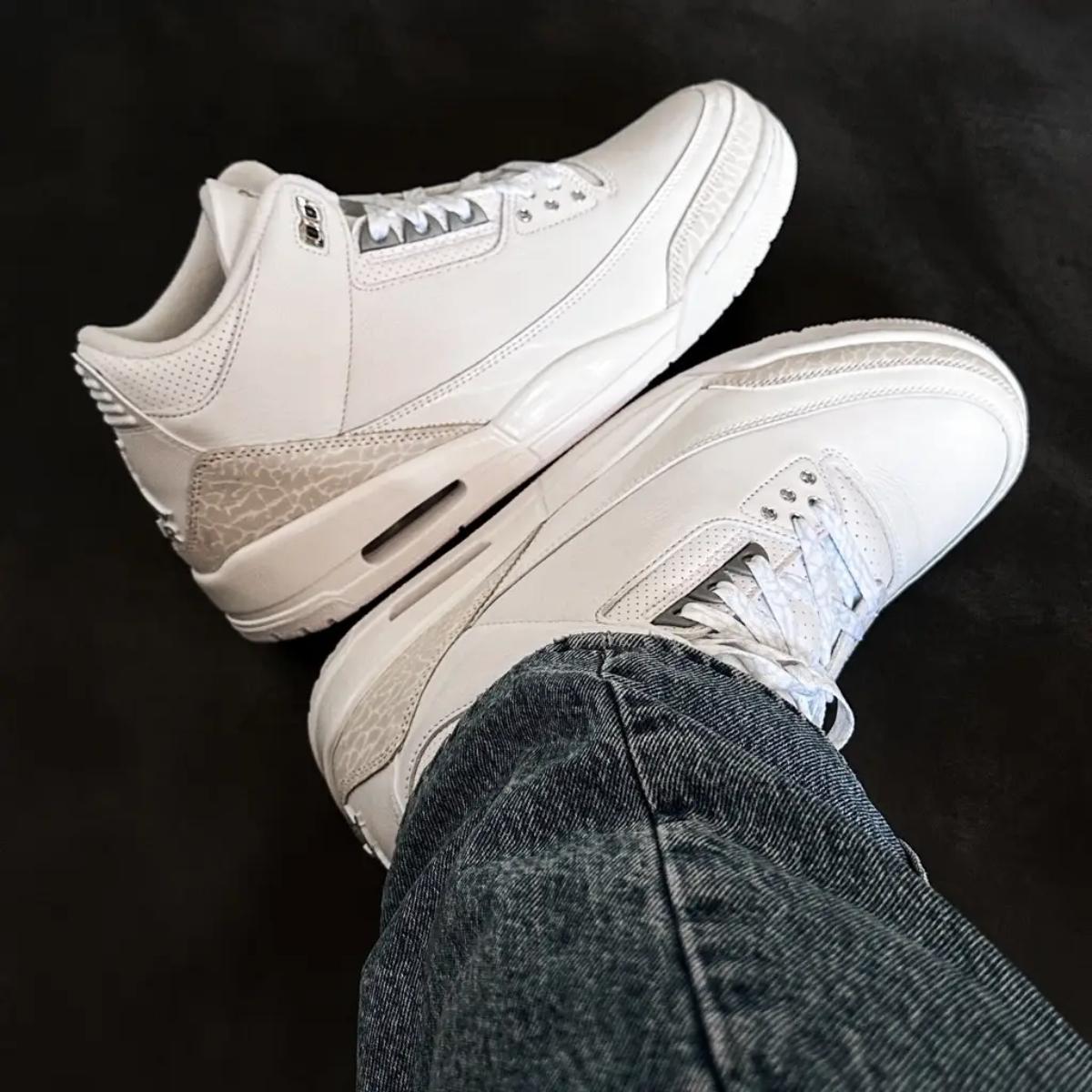 Giày Air Jordan 3 Pure Money 2025 CT8532-111 - Ảnh 3