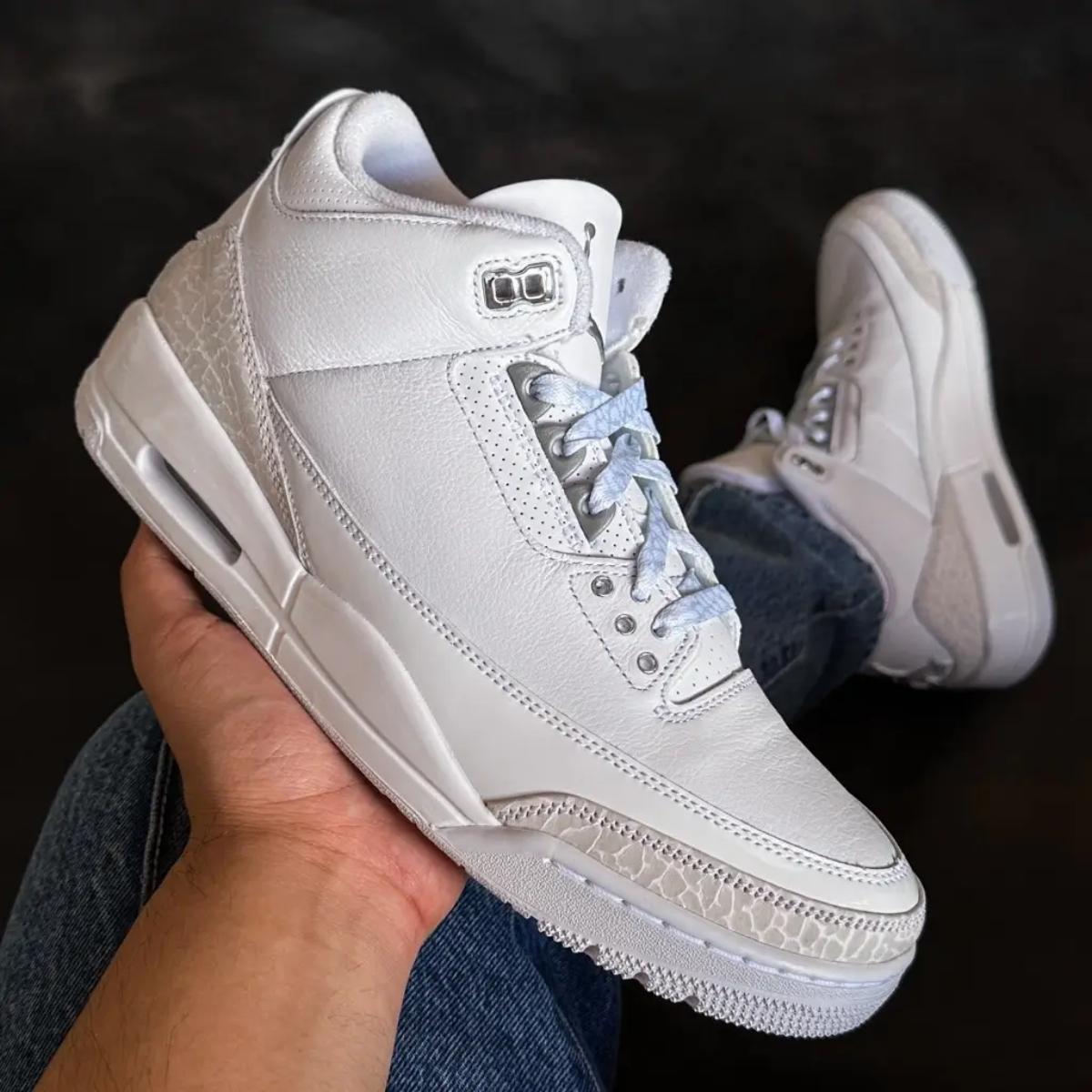 Giày Air Jordan 3 Pure Money 2025 CT8532-111 - Ảnh 4