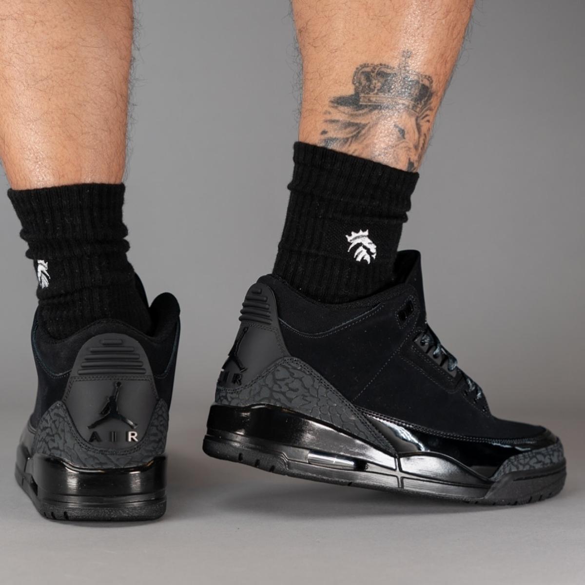 Giày Air Jordan 3 Retro Black Cat 2025 CT8532-001 - Ảnh 3