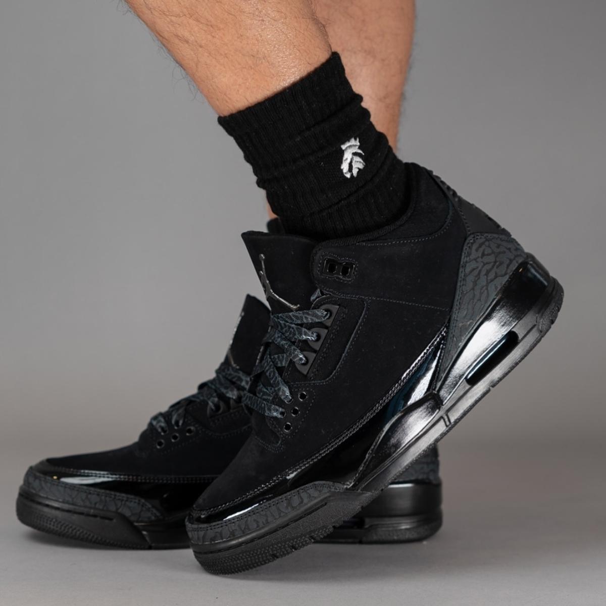 Giày Air Jordan 3 Retro Black Cat 2025 CT8532-001 - Ảnh 5