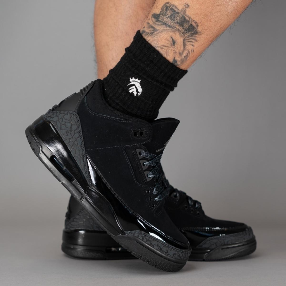 Giày Air Jordan 3 Retro Black Cat 2025 CT8532-001 - Ảnh 8