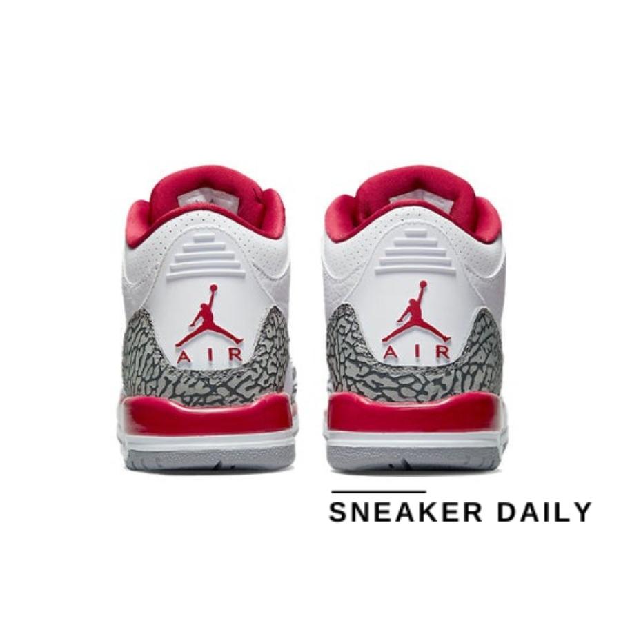 Giày Air Jordan 3 Retro Cardinal Red 398614-126 - Ảnh 10