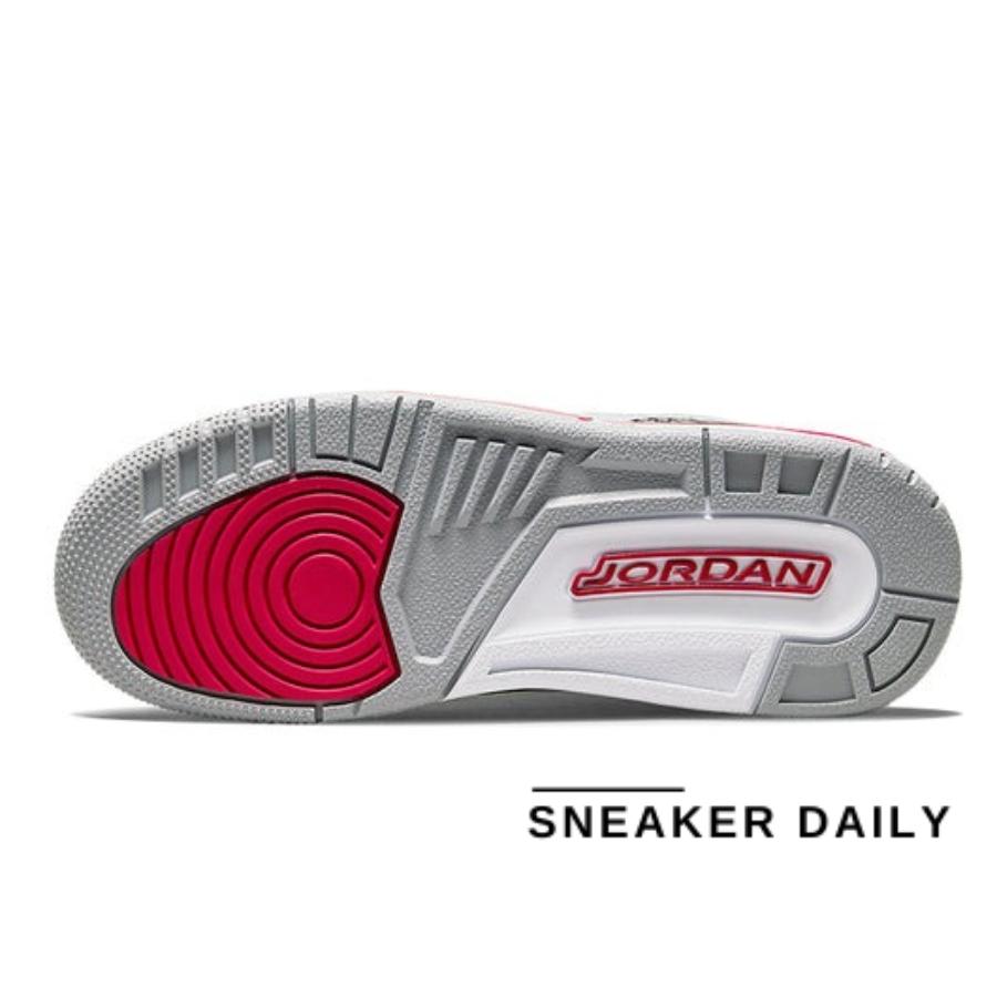 Giày Air Jordan 3 Retro Cardinal Red 398614-126 - Ảnh 9