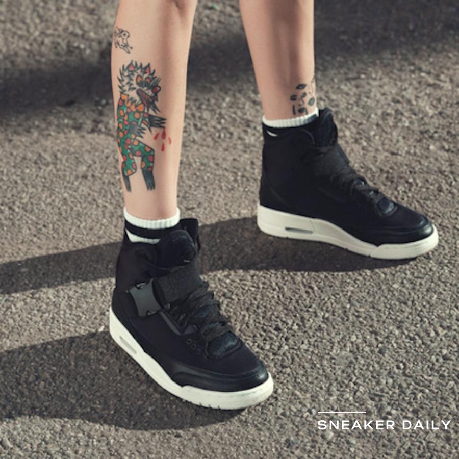 Giày Air Jordan 3 Retro Explorer XX Black Sail (WMNS) BQ0006-001 - Ảnh 6
