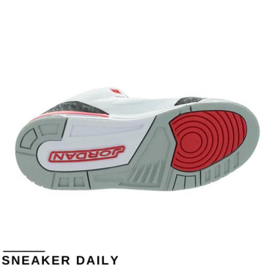 Giày Air Jordan 3 Retro Fire Red 2007 834014-161 - Ảnh 6
