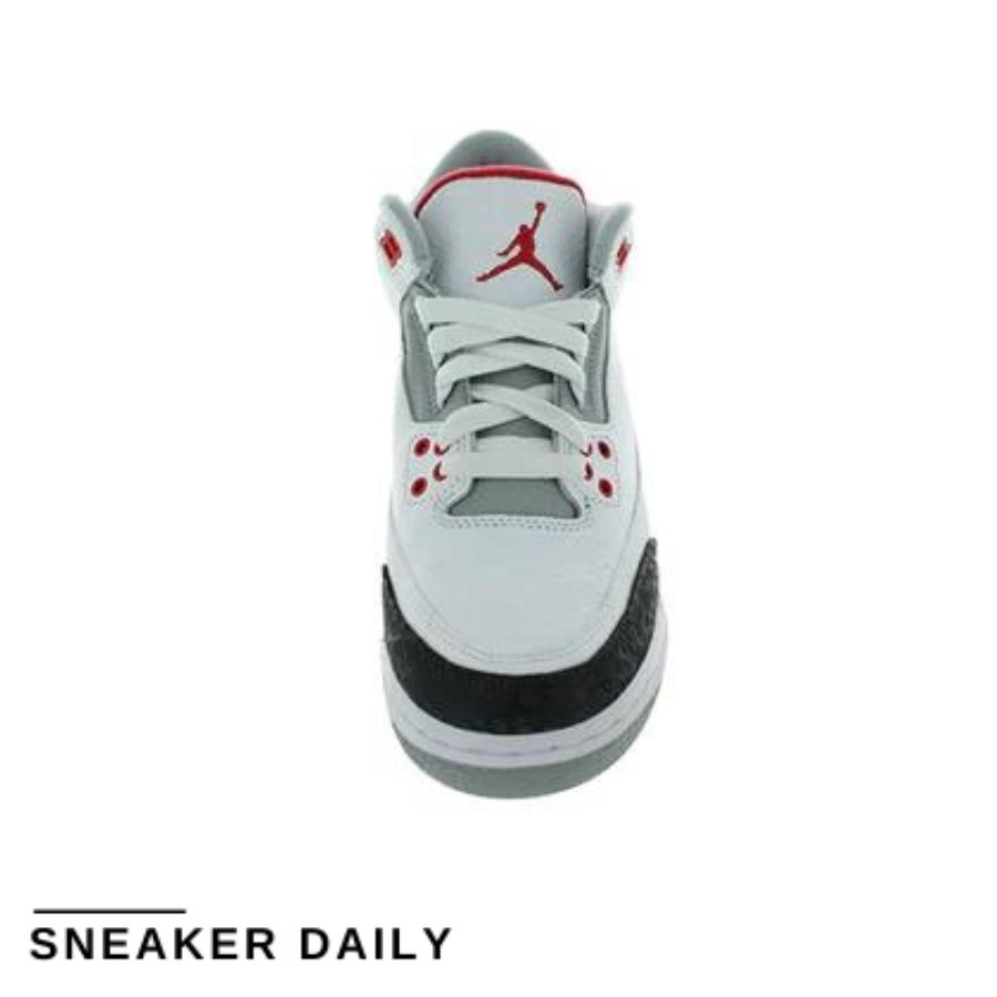 Giày Air Jordan 3 Retro Fire Red 2007 834014-161 - Ảnh 8