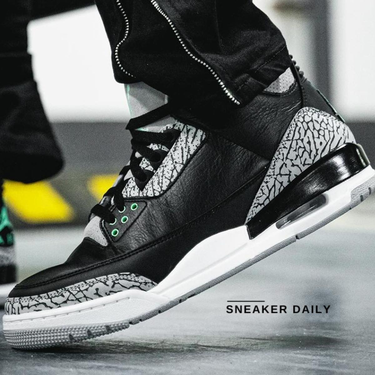 Giày Air Jordan 3 Retro Green Glow CT8532-031 - Ảnh 2