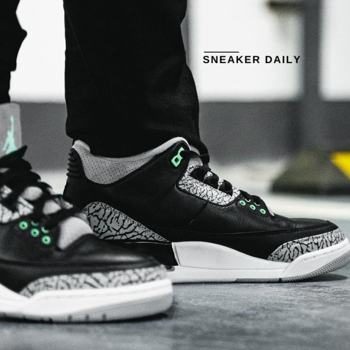 Giày Air Jordan 3 Retro Green Glow CT8532-031 - Ảnh 3