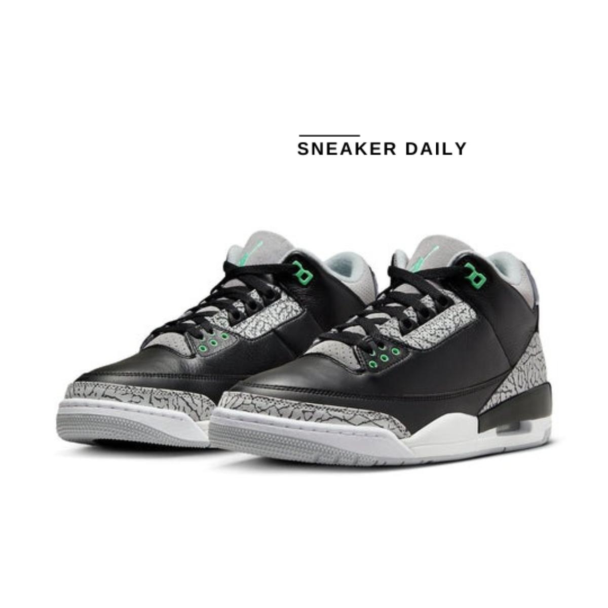Giày Air Jordan 3 Retro Green Glow CT8532-031 - Ảnh 5