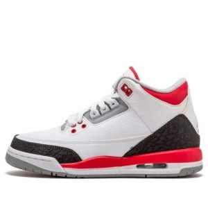 Giày Air Jordan 3 Retro GS Fire Red 2013 398614-120