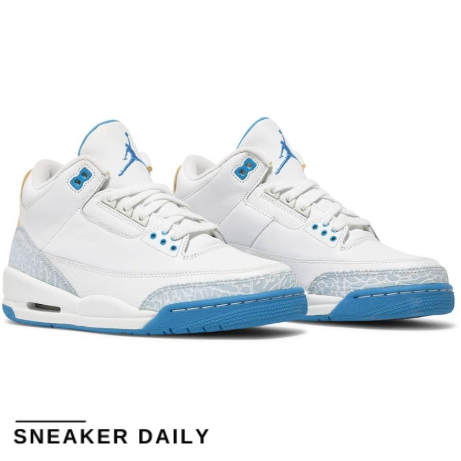 Giày Air Jordan 3 Retro Harbor Blue (Wmns) 315296-142 - Ảnh 3