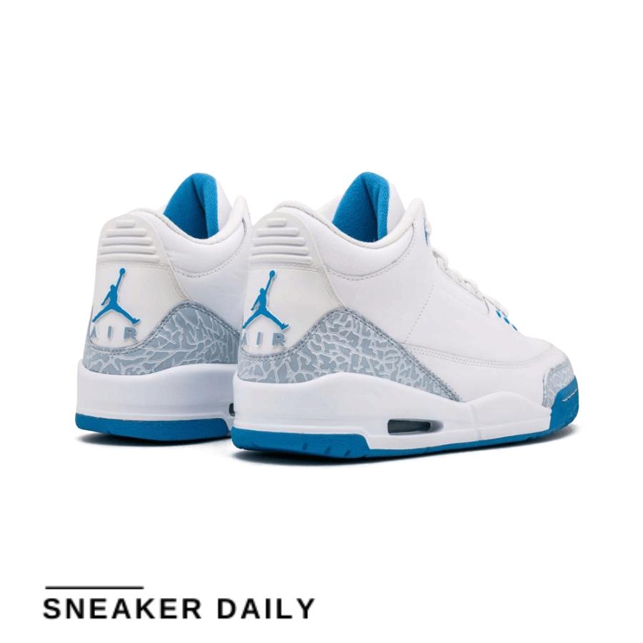 Giày Air Jordan 3 Retro Harbor Blue (Wmns) 315296-142 - Ảnh 4