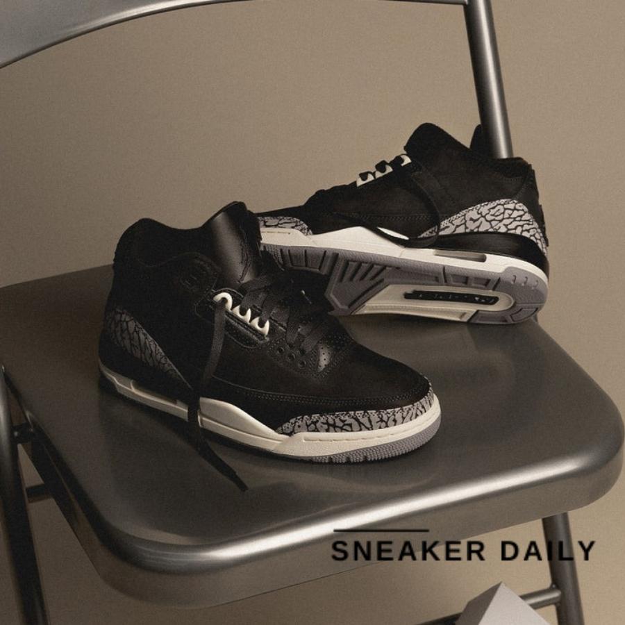 Giày Air Jordan 3 Retro Off Noir CK9246-001 - Ảnh 3