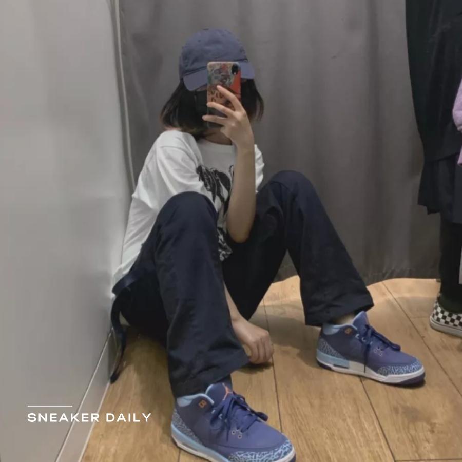 Giày Air Jordan 3 Retro Purple Dust 441140-506 - Ảnh 3