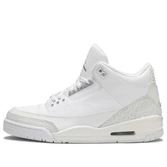 Giày Air Jordan 3 Retro Silver Anniversary 398613-102 phối trắng bạc