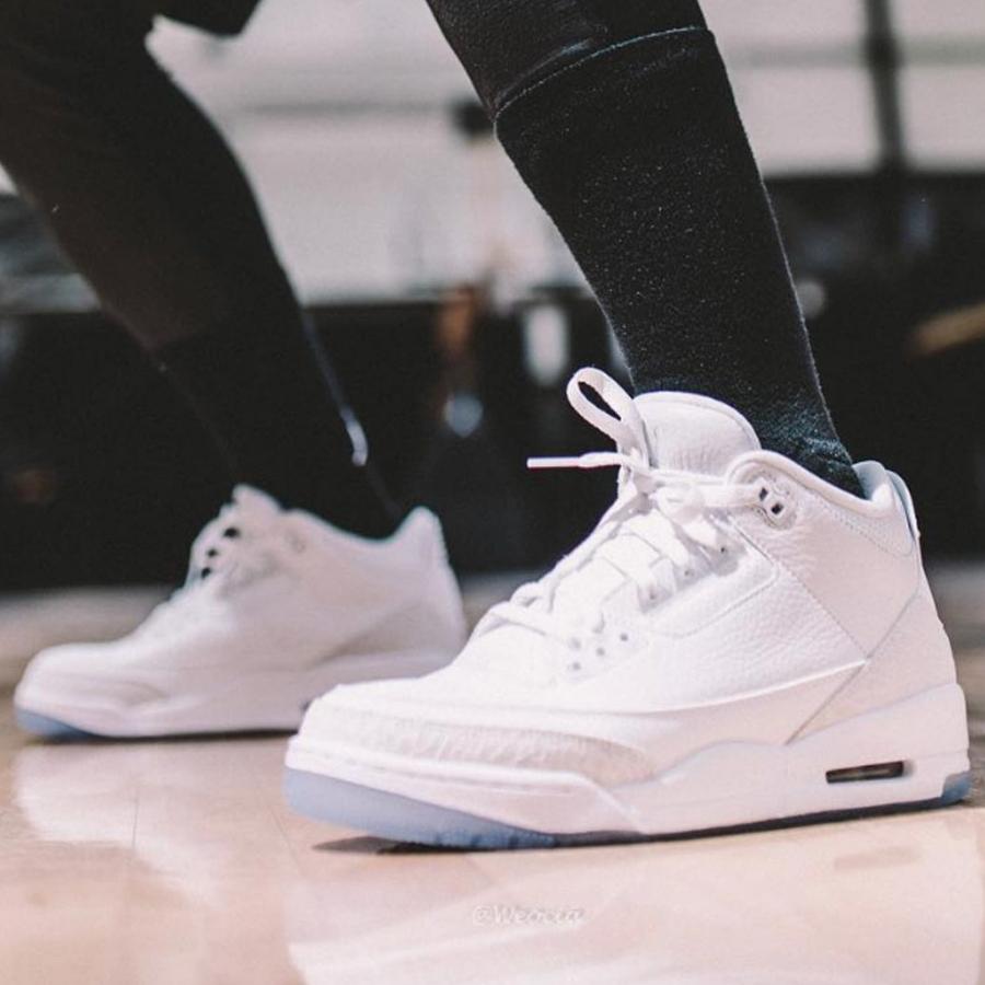 Giày Air Jordan 3 Retro Silver Anniversary 398613-102 - Ảnh 2