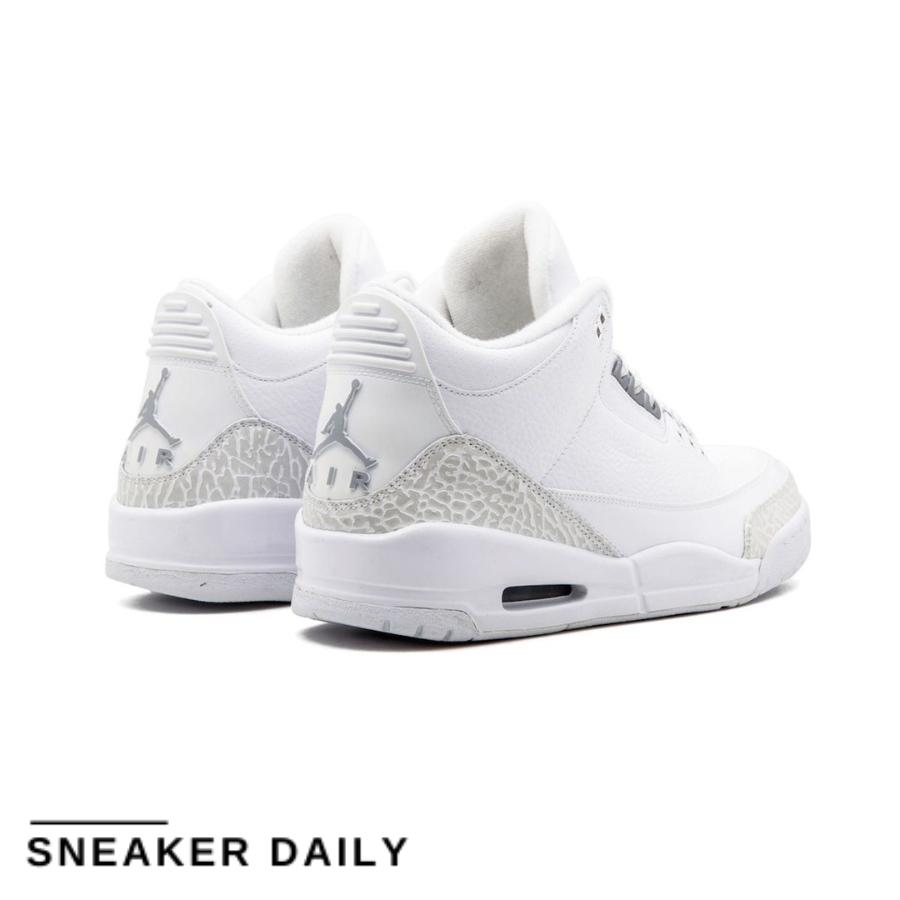 Giày Air Jordan 3 Retro Silver Anniversary 398613-102 - Ảnh 3