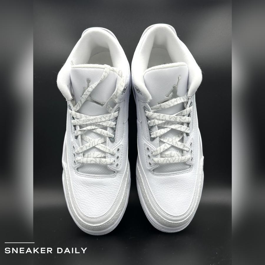 Giày Air Jordan 3 Retro Silver Anniversary 398613-102 - Ảnh 7