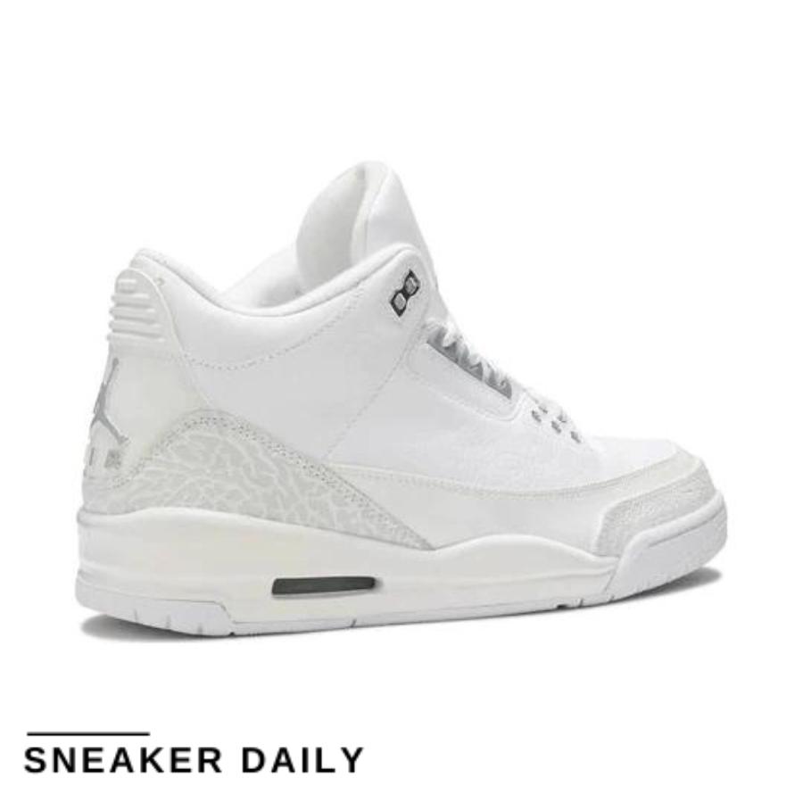 Giày Air Jordan 3 Retro Silver Anniversary 398613-102 - Ảnh 8