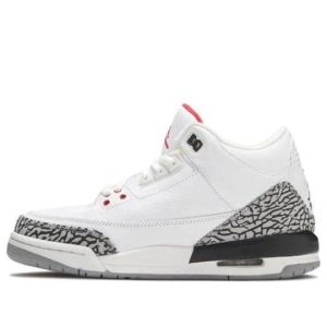Giày Air Jordan 3 Retro White Cement 2011 (GS) 398614-105