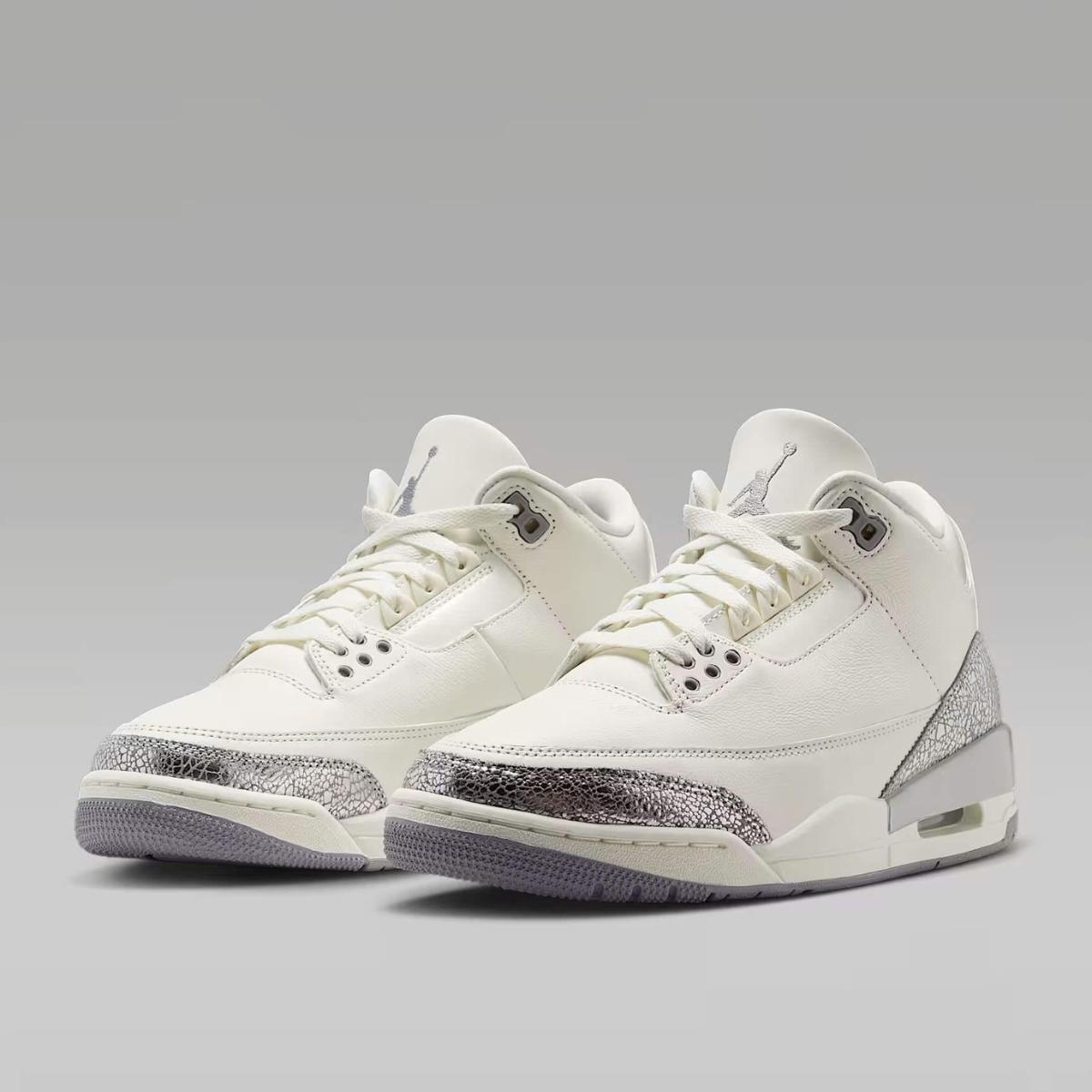 Giày Air Jordan 3 Sail Cement Grey CK9246-100 - Ảnh 2