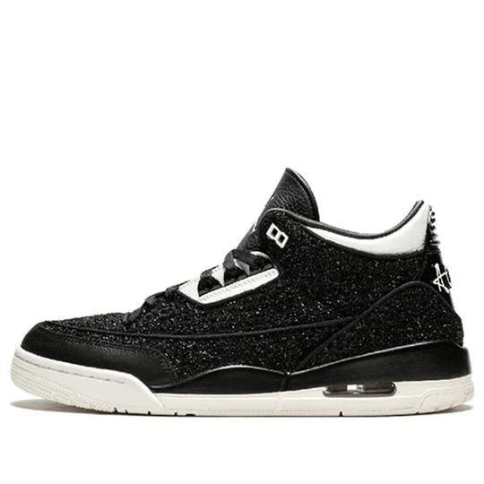 Giày Anna Wintour x Air Jordan 3 Retro Black WMNS BQ3195-001 màu đen phối vàng kim