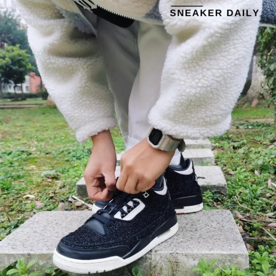 Giày Anna Wintour x Air Jordan 3 Retro Black (WMNS) BQ3195-001 - Ảnh 2
