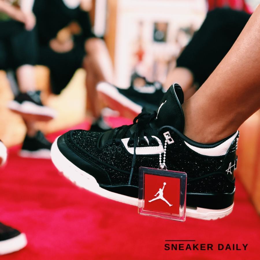Giày Anna Wintour x Air Jordan 3 Retro Black (WMNS) BQ3195-001 - Ảnh 4