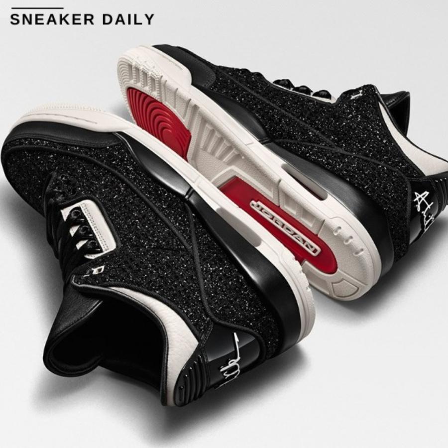 Giày Anna Wintour x Air Jordan 3 Retro Black (WMNS) BQ3195-001 - Ảnh 9