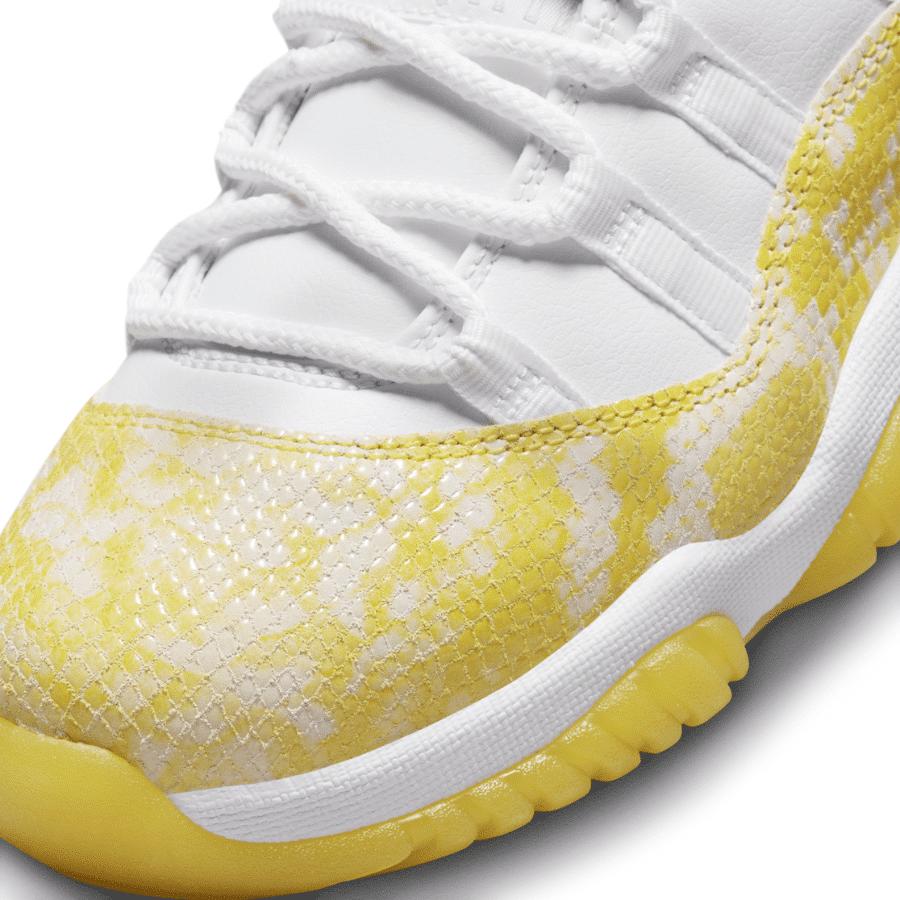Giày Nike Air Jordan 11 Retro Low Yellow Snakeskin (W) AH7860-107 - Ảnh 12