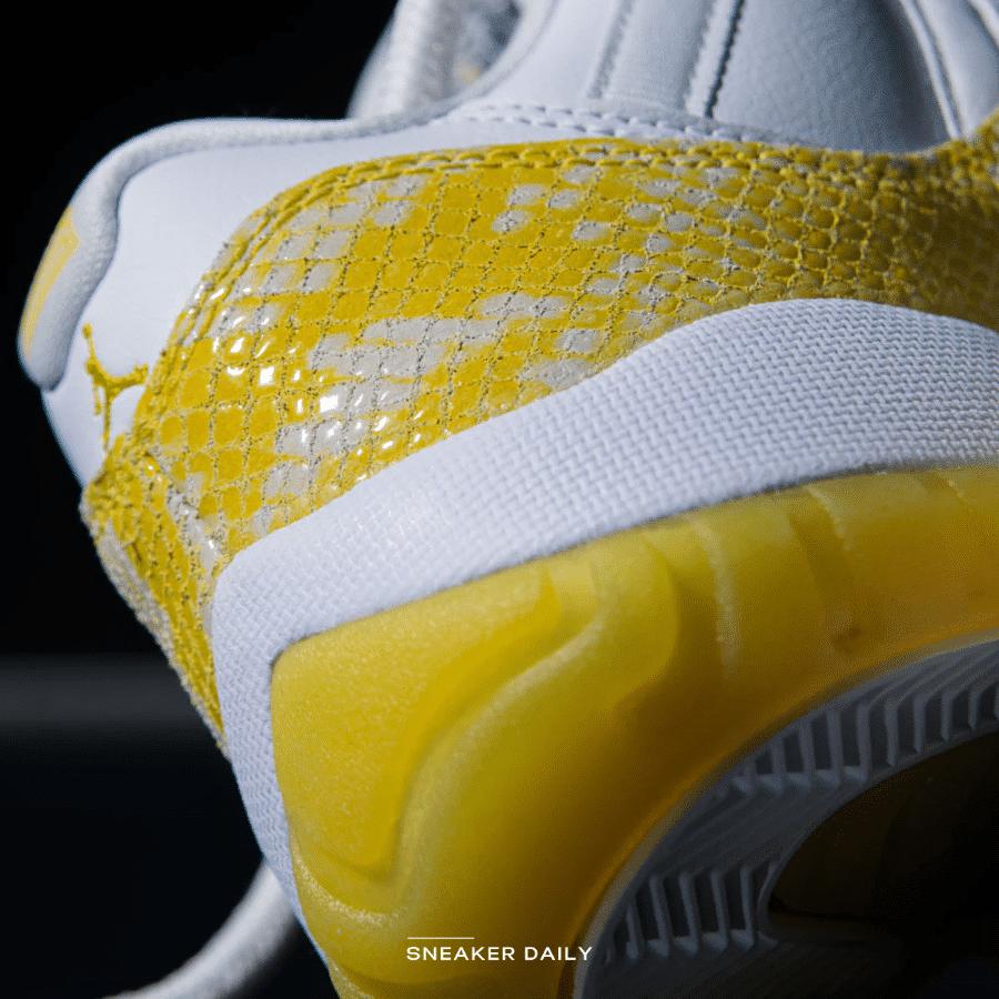 Giày Nike Air Jordan 11 Retro Low Yellow Snakeskin (W) AH7860-107 - Ảnh 5