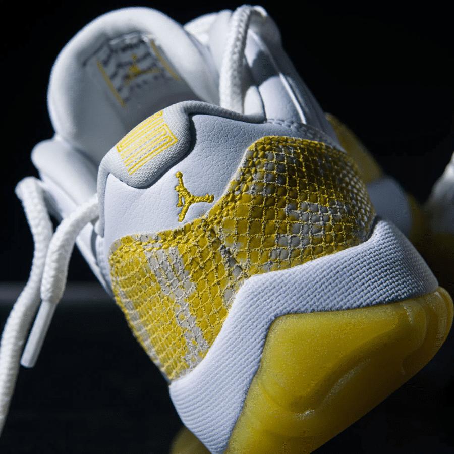 Giày Nike Air Jordan 11 Retro Low Yellow Snakeskin (W) AH7860-107 - Ảnh 6