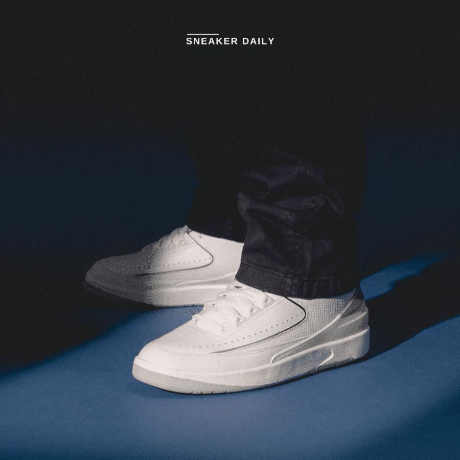 Giày Nike Air Jordan 2 Retro Cement Grey DR8884-100 - Ảnh 4