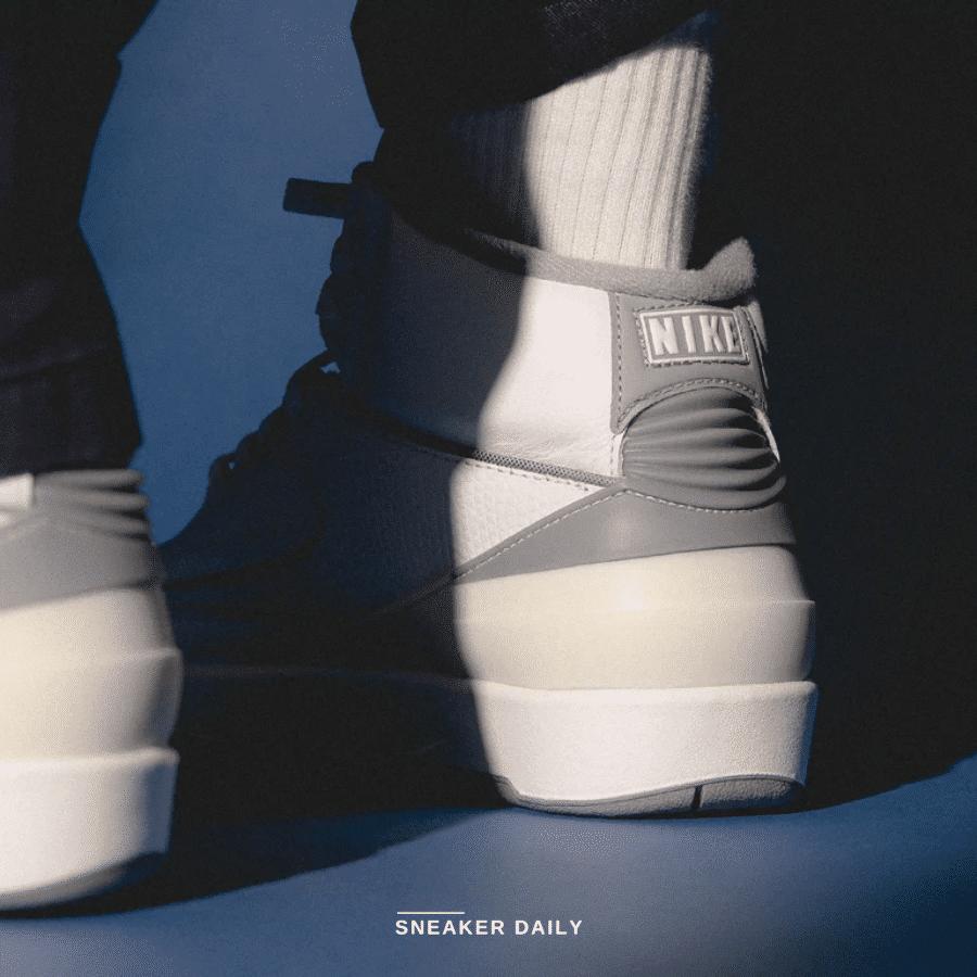 Giày Nike Air Jordan 2 Retro Cement Grey DR8884-100 - Ảnh 6