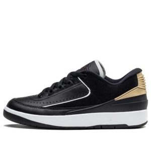 Giày (WMNS) Air Jordan 2 Retro Low Black Metallic Gold DX4401-001