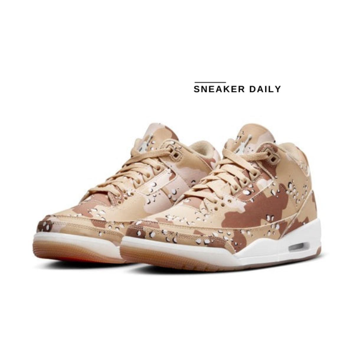 Giày WNBA x Womens Air Jordan 3 Retro Desert Camo HM4301-200 - Ảnh 2