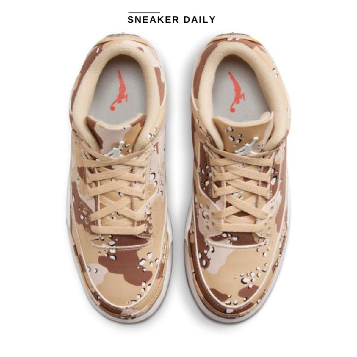 Giày WNBA x Womens Air Jordan 3 Retro Desert Camo HM4301-200 - Ảnh 3